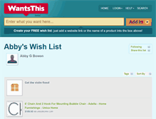 Tablet Screenshot of abby-g-bowen.wantsthis.com