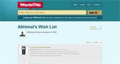 Desktop Screenshot of abhimat.wantsthis.com