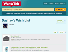 Tablet Screenshot of dashay-b.wantsthis.com