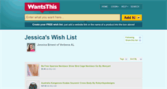 Desktop Screenshot of jessicaernest.wantsthis.com