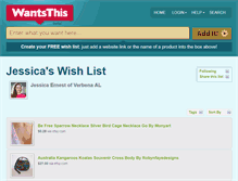 Tablet Screenshot of jessicaernest.wantsthis.com