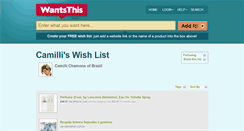 Desktop Screenshot of camilli.wantsthis.com