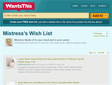 Tablet Screenshot of mistress-nadia.wantsthis.com