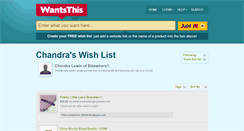 Desktop Screenshot of chandra.wantsthis.com