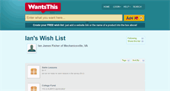 Desktop Screenshot of ianfisher.wantsthis.com