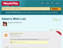 Tablet Screenshot of adam.wantsthis.com